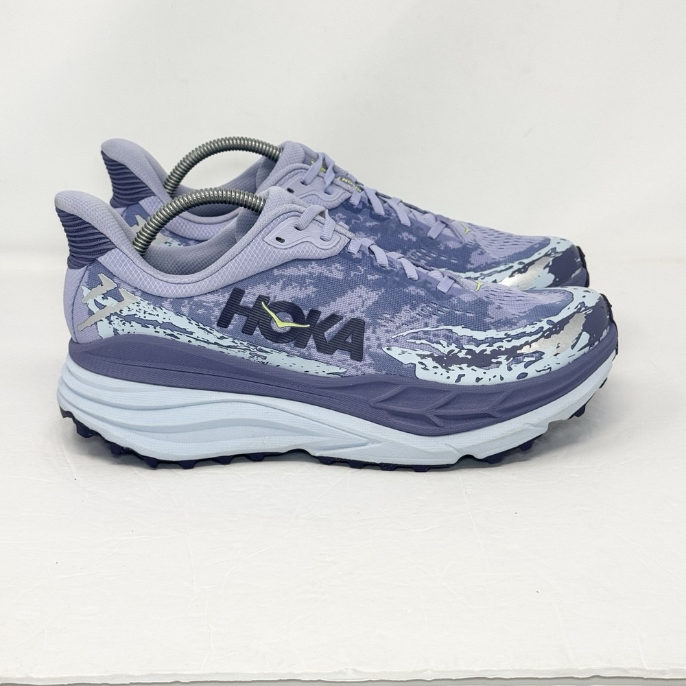 HOKA Stinson 7 Women's Trail Running Shoes Size 11 B Cosmic Sky/Meteor ATR